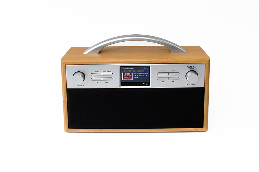 Xoro XOR400900 radio Internet Digital Black, Silver, Wood