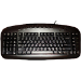 Ergoguys Left Handed Ergonomic keyboard USB QWERTY Black