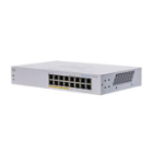 Cisco CBS110-16PP-AU network switch Unmanaged L2 Gigabit Ethernet (10/100/1000) Power over Ethernet (PoE) 1U Grey