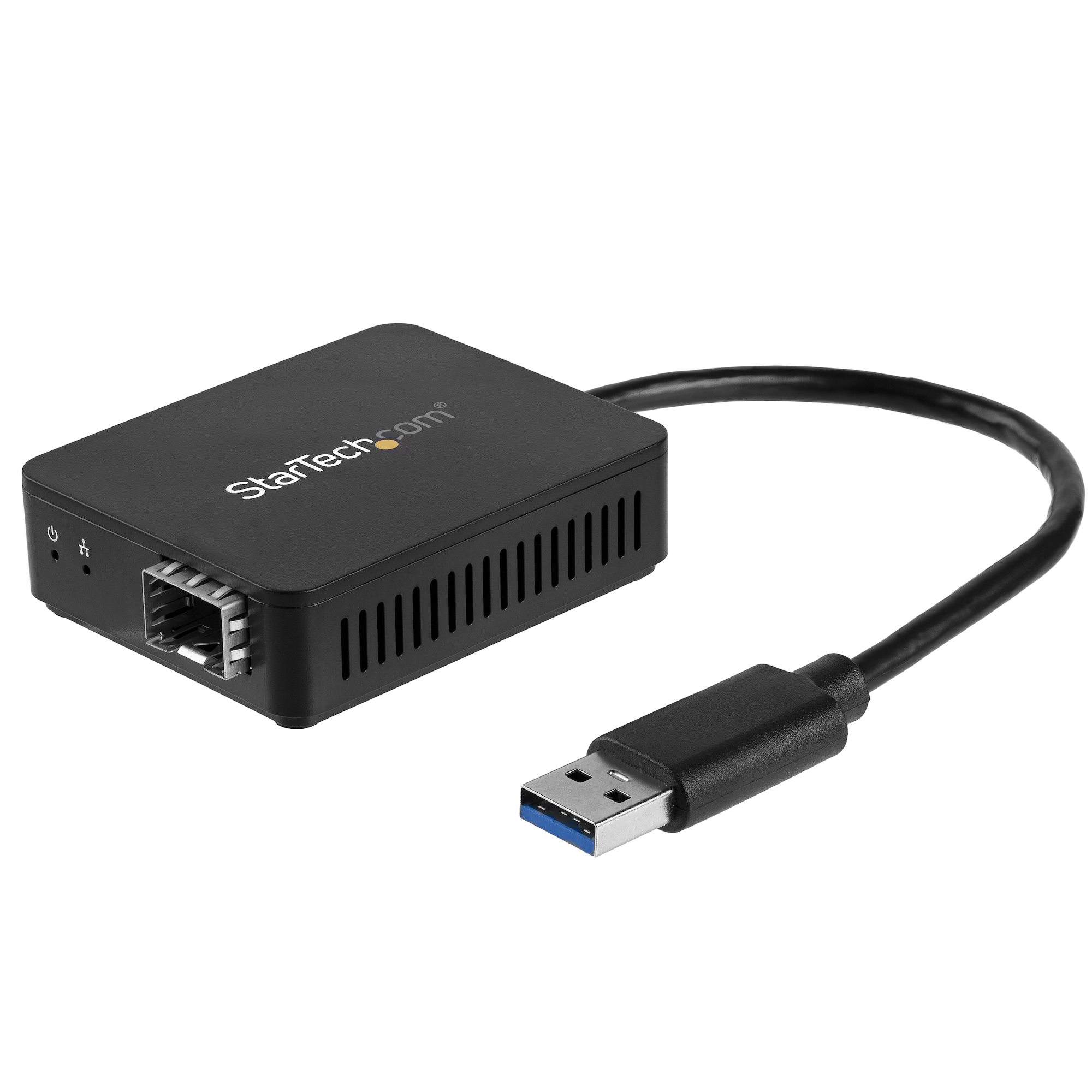 StarTech.com USB 3.0 to Fiber Optic Converter - Compact USB to Open SFP Adapter - USB to Gigabit Network Adapter - USB 3.0 Fiber Adapter Multi Mode(MMF)/Single Mode Fiber(SMF) Compatible