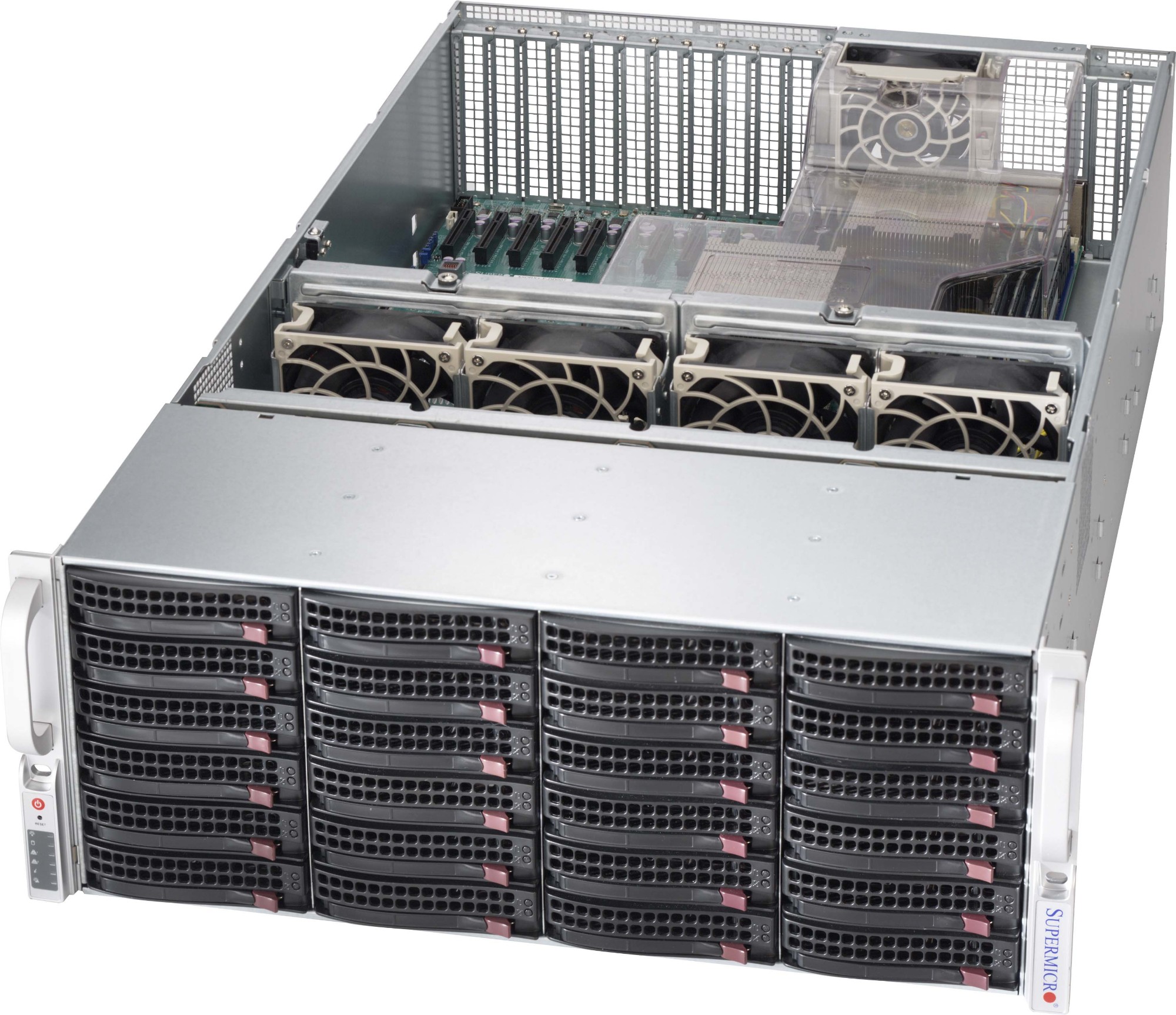 Supermicro CSE-846XE2C-R1K23B computer case Rack Black 1200 W