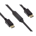 Alcasa 4810-150G DisplayPort cable 15 m Black