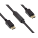 Alcasa 4810-150G DisplayPort cable 15 m Black