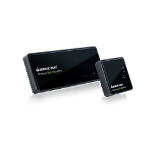 iogear GWHDMS52 AV extender AV transmitter & receiver Black