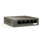 Tenda TEF1105P-4-38W network switch Unmanaged L2 Fast Ethernet (10/100) Power over Ethernet (PoE) Grey