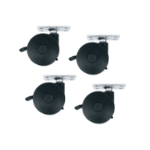 Middle Atlantic Caster Kit for Laminate Racks Heavy Duty