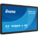 iiyama ProLite S2225AS-B1P Digital signage flat panel 54.6 cm (21.5") LCD Wi-Fi 500 cd/m² Full HD Black Built-in processor Android 24/7