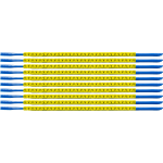 Brady SCNG-07-V cable marker Black, Yellow Nylon 300 pc(s)