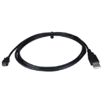 QVS 0.3m USB 2.0 USB cable 11.8" (0.3 m) USB A Micro-USB B Black