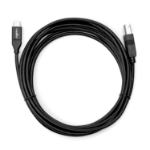 Rocstor Y10C277-B1 USB cable 118.1" (3 m) USB 2.0 USB C USB B Black