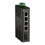 LevelOne 5-Port Fast Ethernet Industrial Switch, DIN-Rail, 1 x SC Multi-Mode Fiber, -20Â°C to 70Â°C