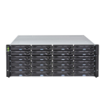 Infortrend EonStor DS 2024 Gen2 SAN Rack (4U) Ethernet LAN Black, Silver