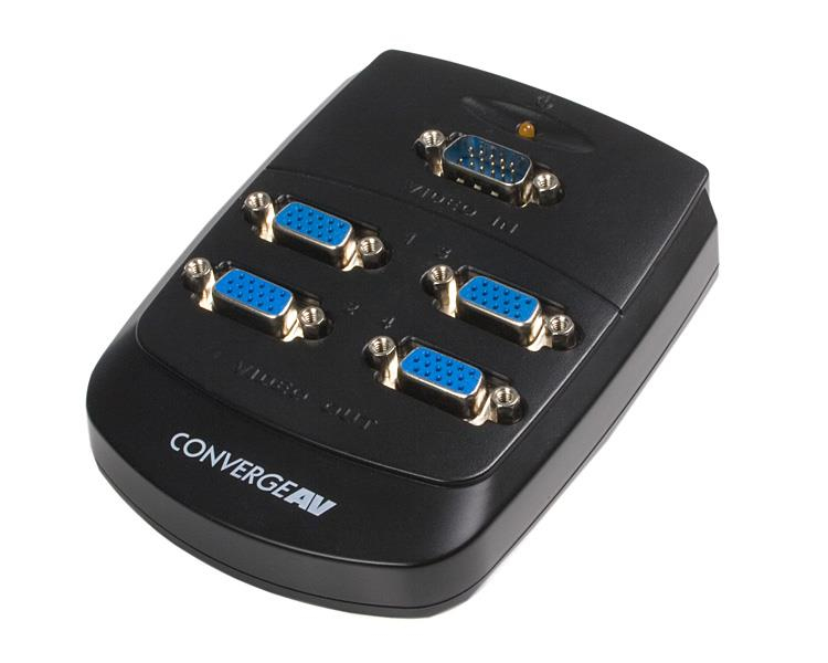 Image of StarTech.com 4 Port VGA Video Splitter - Wall Mountable
