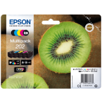 Epson C13T02E74010|202 Ink cartridge multi pack Bk,PhBk,C,M,Y 6,9ml + 4x4,1ml Pack=5 for Epson XP-6000