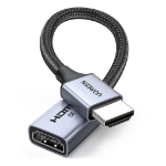 Ugreen EU Product - HDMI (Male) to HDMI (Female) 8K Cable  0.15m - Gray