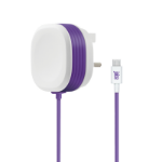 Juice JUI-MAINS-MICRO-2.1A mobile device charger Smartphone, Tablet Purple, White AC Indoor