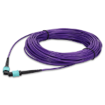 AddOn Networks ADD-MPOMPO-40M5OM4-PE fibre optic cable 40 m MPO LOMM OM4 Purple