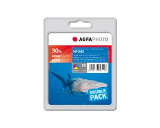 AgfaPhoto APHP343CDUO ink cartridge 2 pc(s) Cyan, Magenta, Yellow, 0 in ...