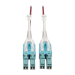 Tripp Lite N821-02M-MG-T InfiniBand/fibre optic cable 78.7" (2 m) 2x LC Magenta, Turquoise, White