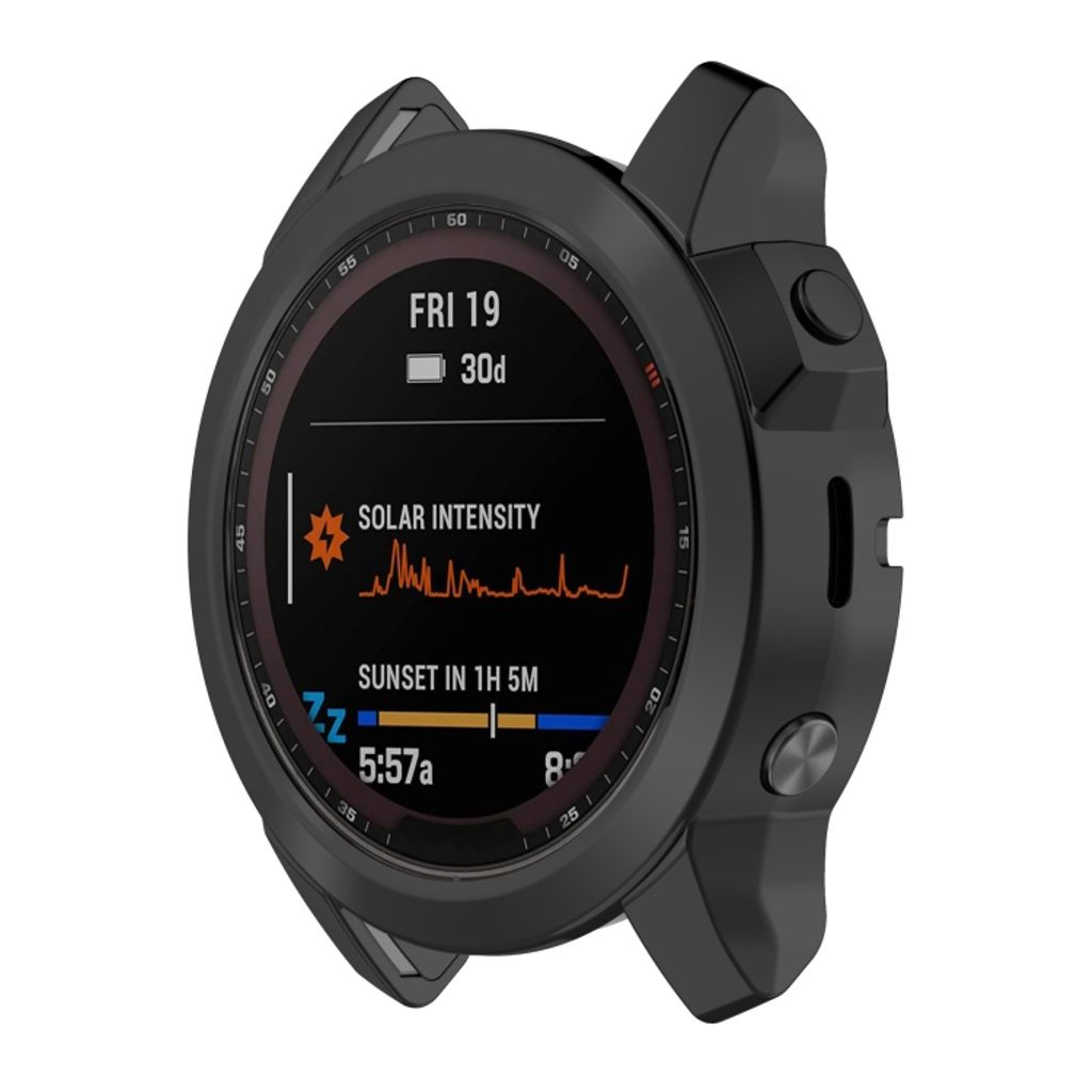 EU Product - Epix Pro 51mm Skal till Smartklocka i TPU - Svart thumbnail