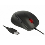 DeLOCK 12548 mouse Office Left-hand USB Type-A Optical 2400 DPI