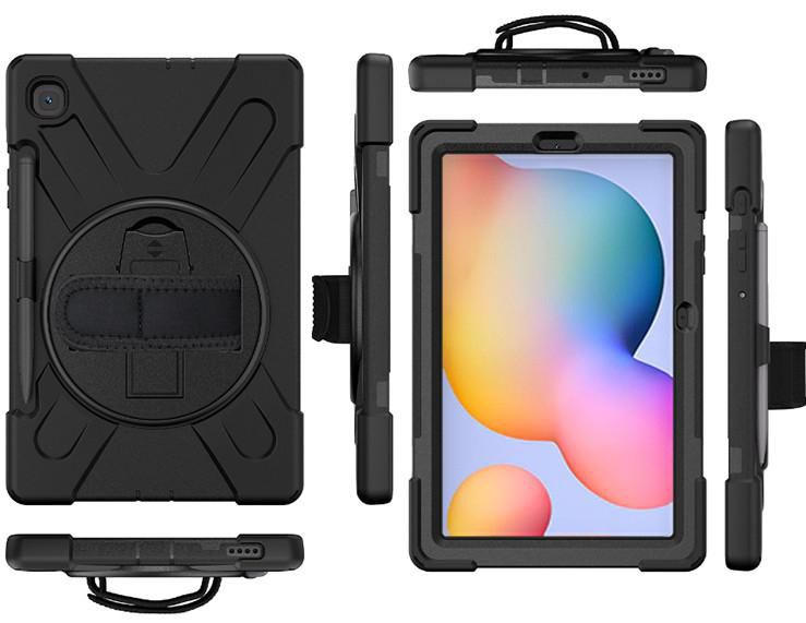 Estuff Black Austin Defender Case For Samsung Galaxy Tab S6 Lite 2022/2020