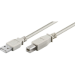 Microconnect USBAB2 USB cable USB 2.0 1.8 m USB A USB B Grey