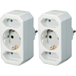 Brennenstuhl BRENN-1508050 power plug adapter Type C (Europlug) White