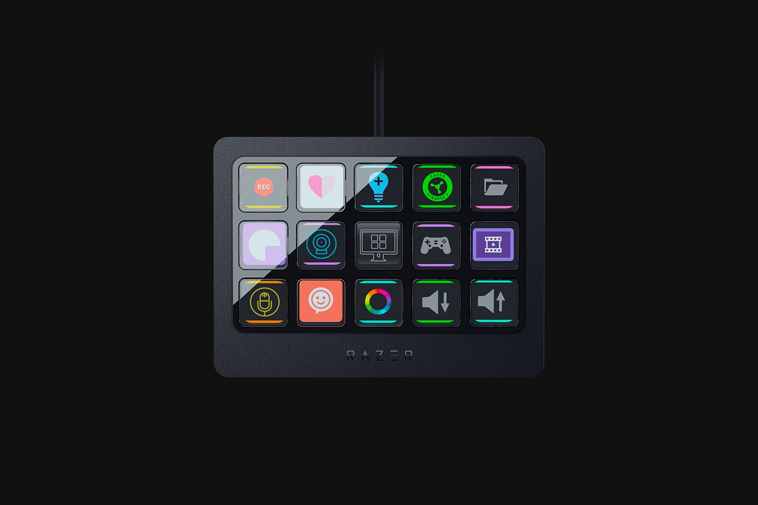 Image of Razer Stream Controller X Black 15 buttons