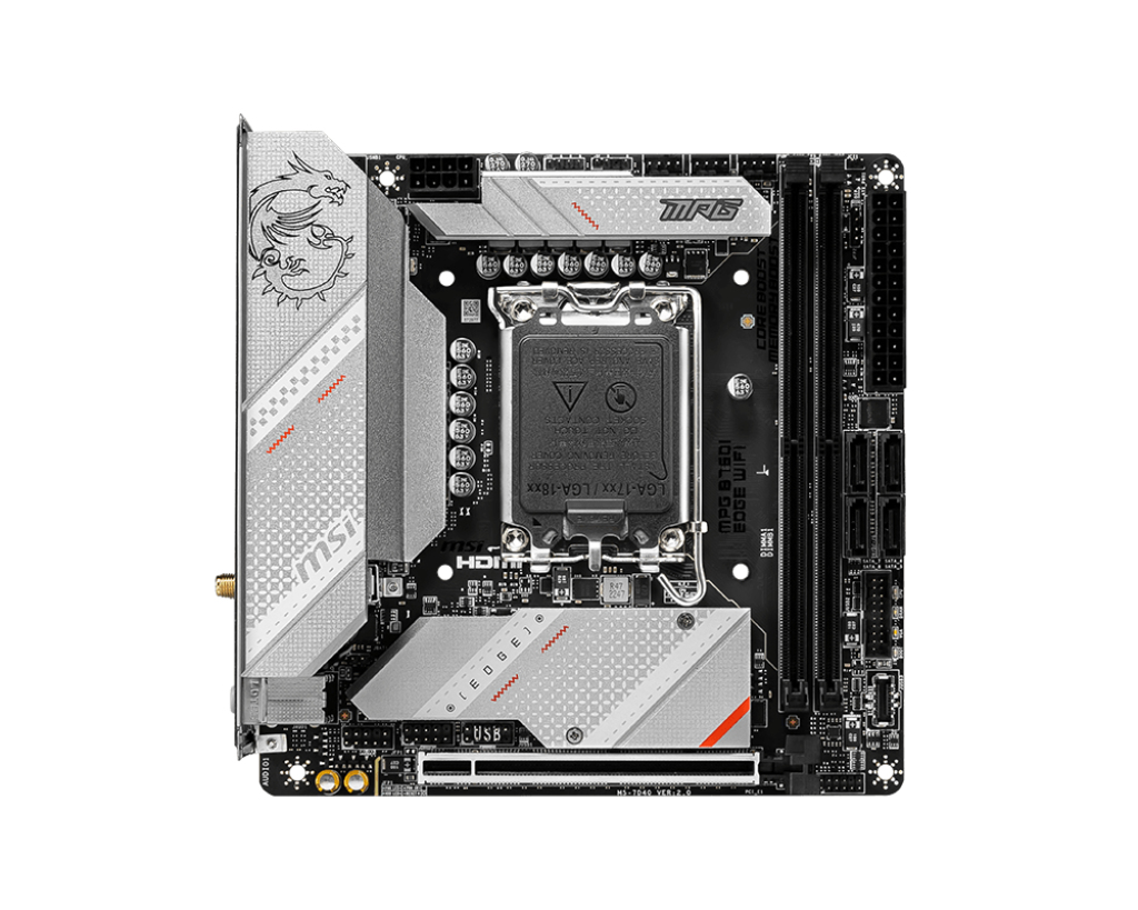 Image of MSI MPG B760I EDGE WIFI motherboard Intel B760 LGA 1700 mini ATX