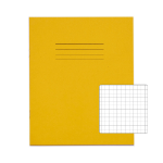 Rhino 8 x 6.5 Exercise Book 32 Page Yellow S7 (Pack of 100)