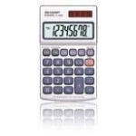 Sharp EL-250S calculator Pocket Basic Silver