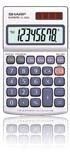 Sharp EL-250S calculator Pocket Basic Silver