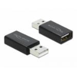 DeLOCK USB 2.0 Adapter Type-A male to Type-A female Data Blocker