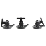 Brodit Pedestal Mount for cable entry Actieve houder Zwart