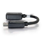 C2G 8in DisplayPortTM Male to HDMI Female Adapter Converter - Black