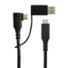 Microconnect USB3.1CC1MDE USB cable 1 m USB 3.2 Gen 1 (3.1 Gen 1) USB C Black