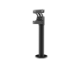 Ergonomic Solutions SpacePole Arc VESA 75/100 Pole Mount, Top Screen Mount (Black)