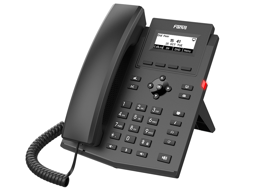 Fanvil X301G IP phone Black 2 lines LCD