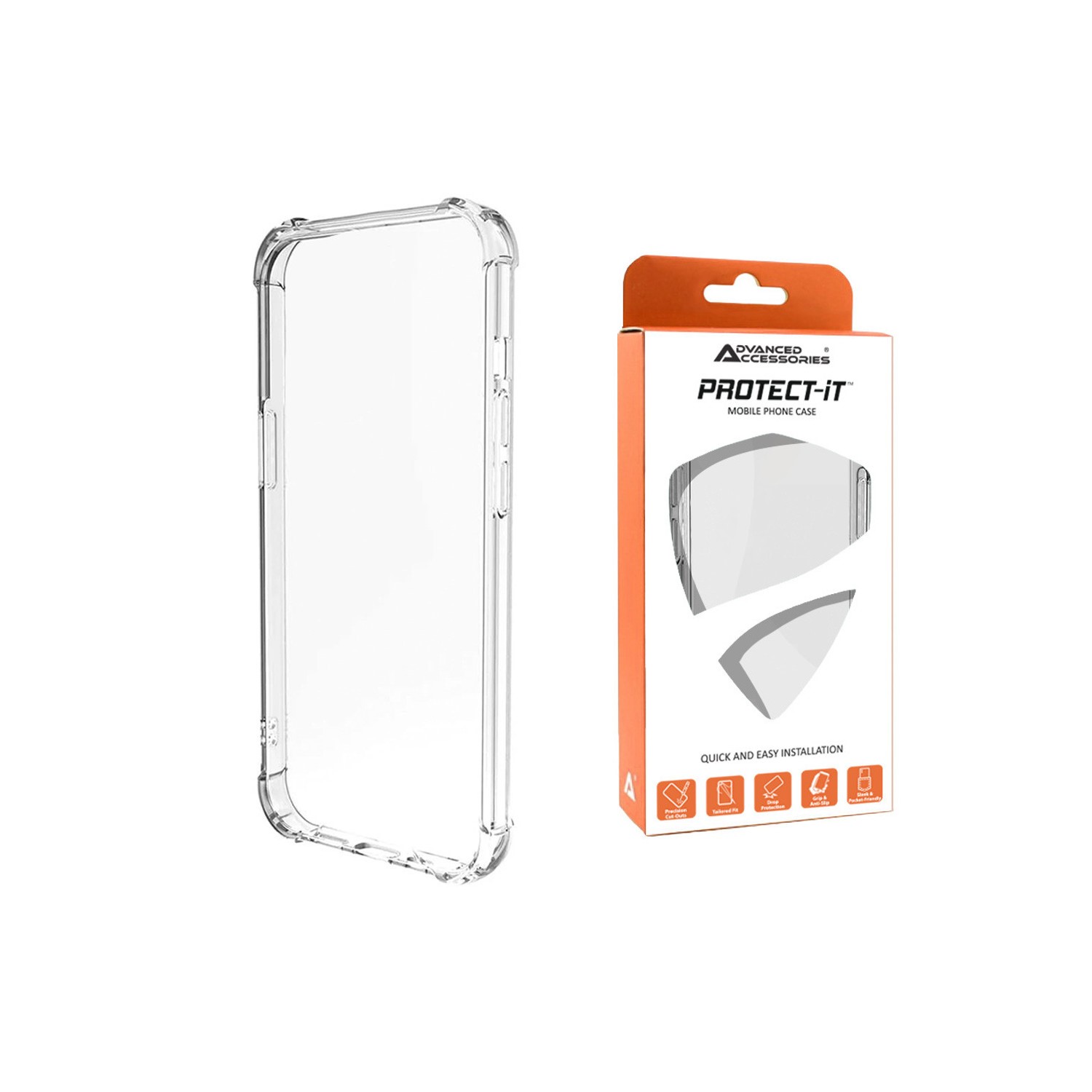 AdvancedAccessories Anti-Shock Gel Case for Apple iPhone XS Max