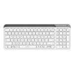 Acteck Inspire Trek TI747 teclado Universal RF inalámbrico + bluetooth QWERTY Español Gris, Blanco