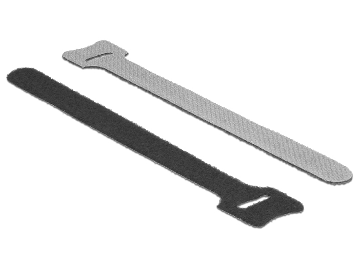 EU Product - Kabelbinder Klettverschluss 150mm 10Stk schwarz thumbnail