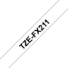 Brother TZE-FX211 etikett-tejp Svart på vitt