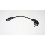 Wantec 7900 electriciteitssnoer Zwart 0,2 m CEE7/7 IEC C13