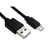 Cables Direct 99CDL2-1602 USB cable 2 m 2.0 USB A Micro-USB B Black