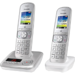 Panasonic KX-TGH722 DECT telephone Caller ID Pearl, Silver