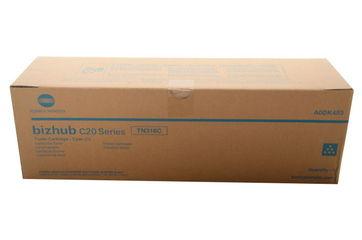Konica Minolta A0DK453/TN-318C Toner cyan, 8K pages for KM Bizhub C 20