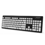 Esperanza EK130K keyboard Home USB QWERTY UK English Black, Silver