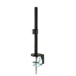 Lindy 400mm Pole with Desk Clamp, Black