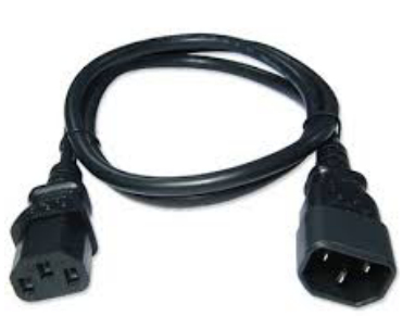 Zebra CS-CAB-NA-IEC-L power cable Black 0.97 m C13 coupler C14 coupler